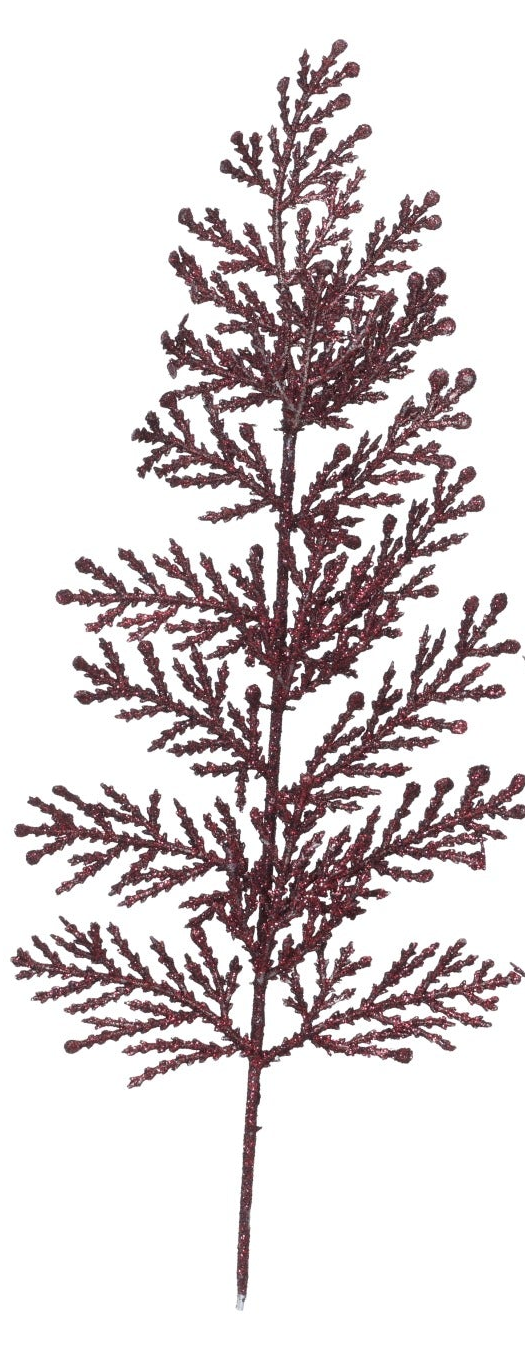 Oxblood Glitter Sprigs