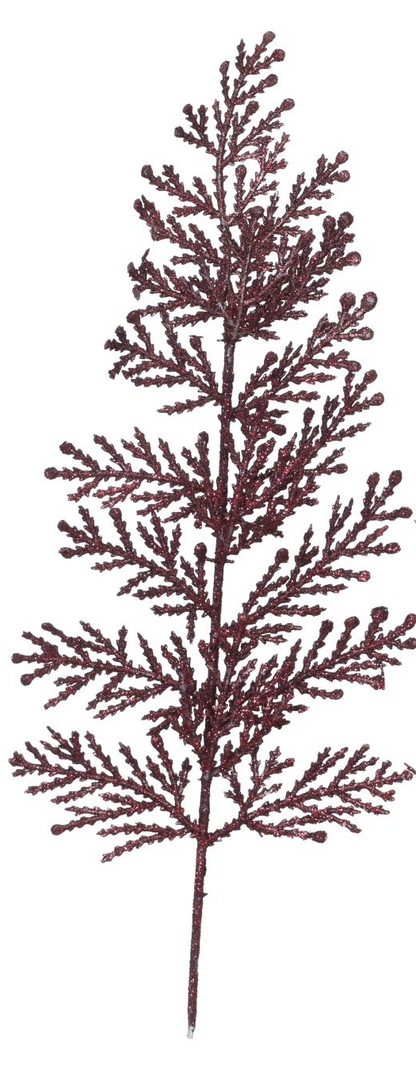 Oxblood Glitter Sprigs