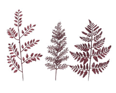 Oxblood Glitter Sprigs