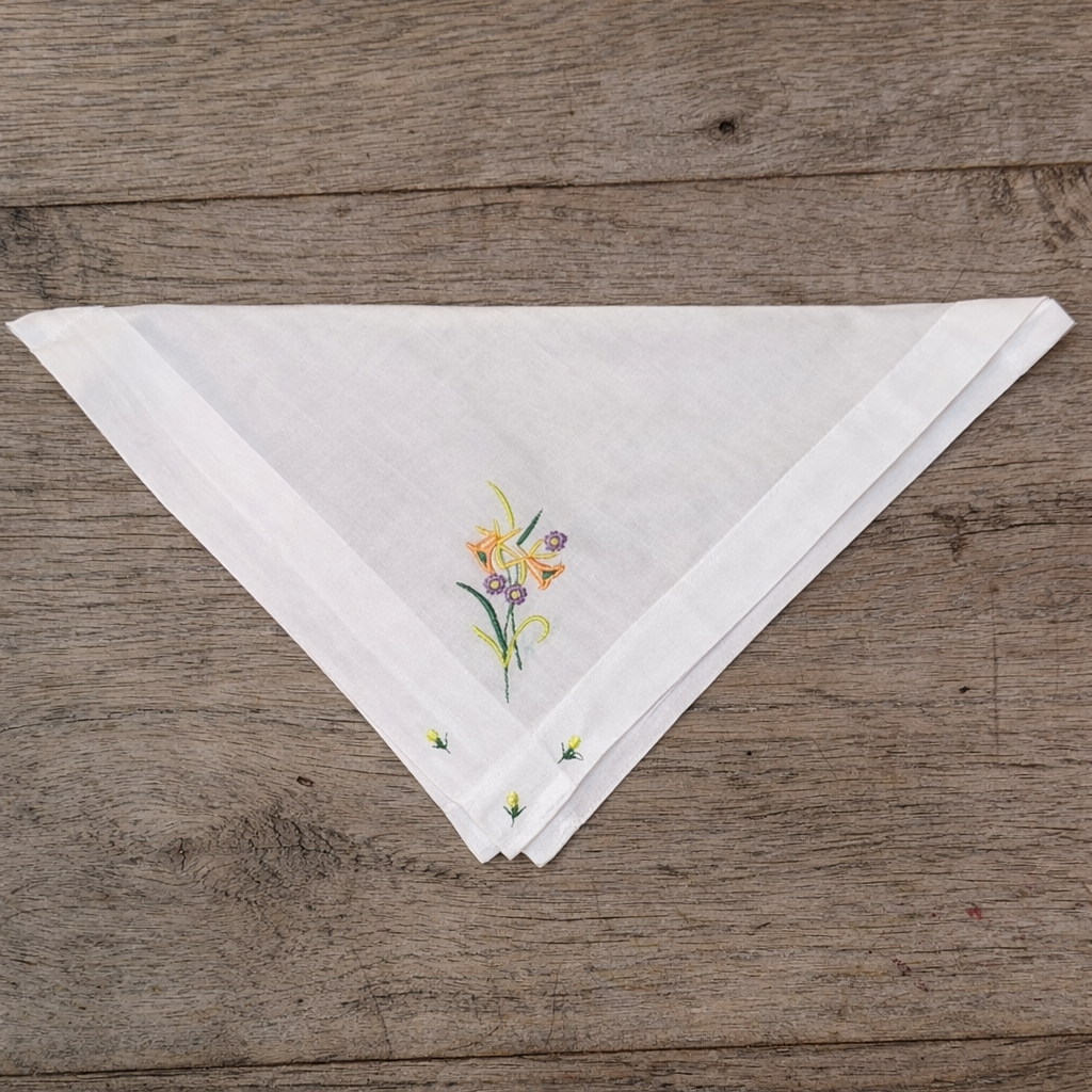 Floral Cotton Hankie