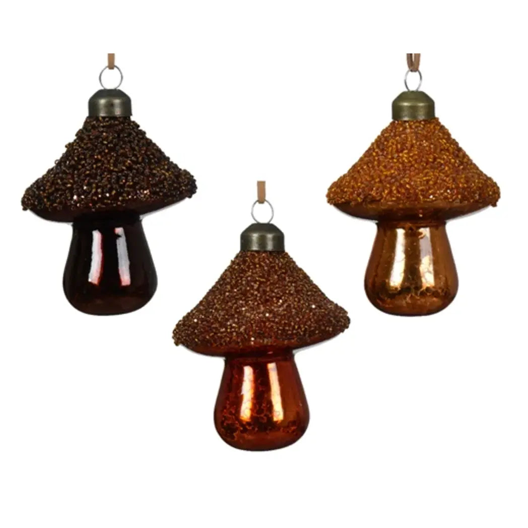Beaded Hanging Mushrooms