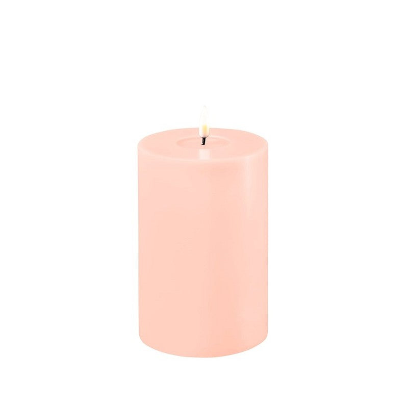 LED Candle 10 x 15cm - Light Pink