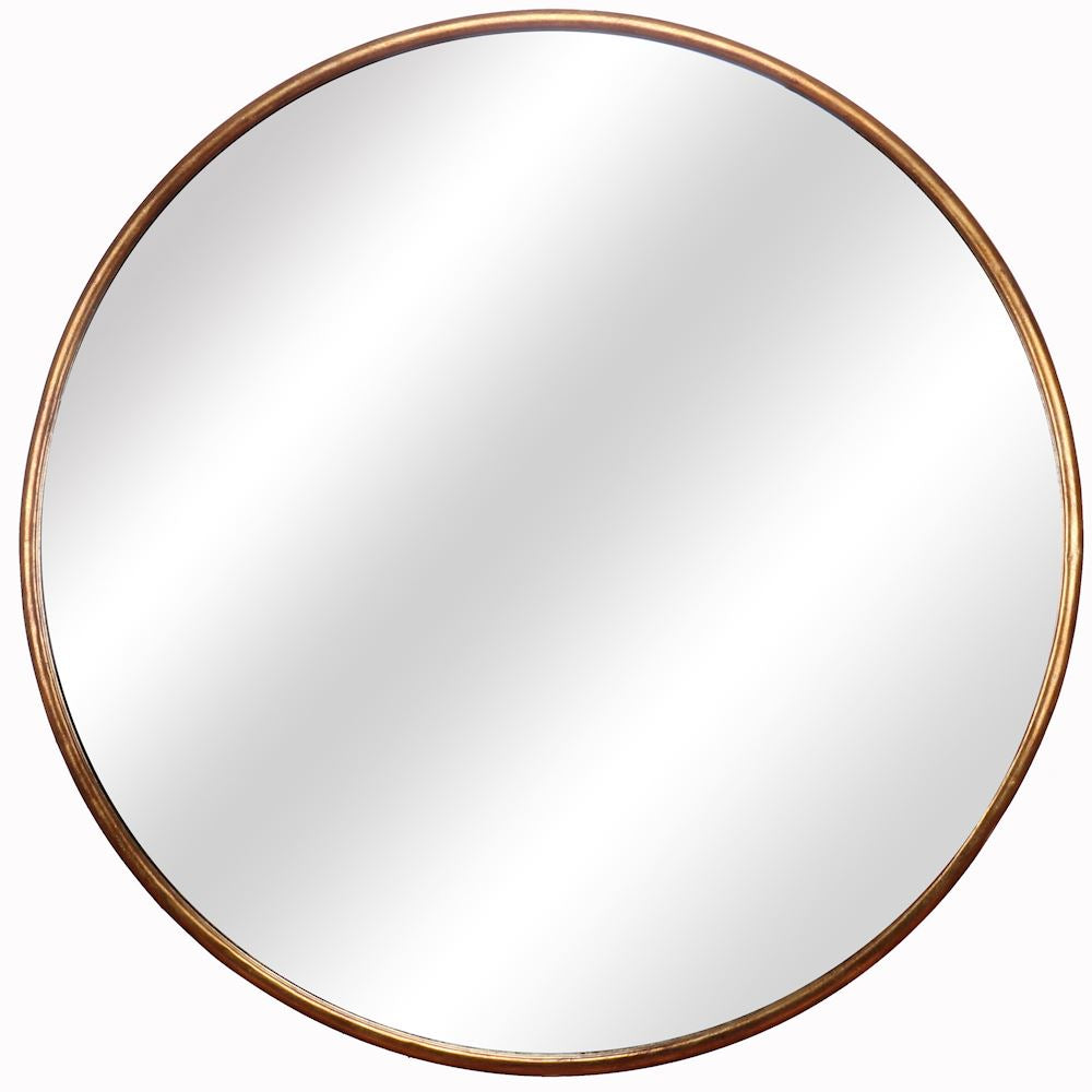 Annalivia Gold Round Wall Mirror