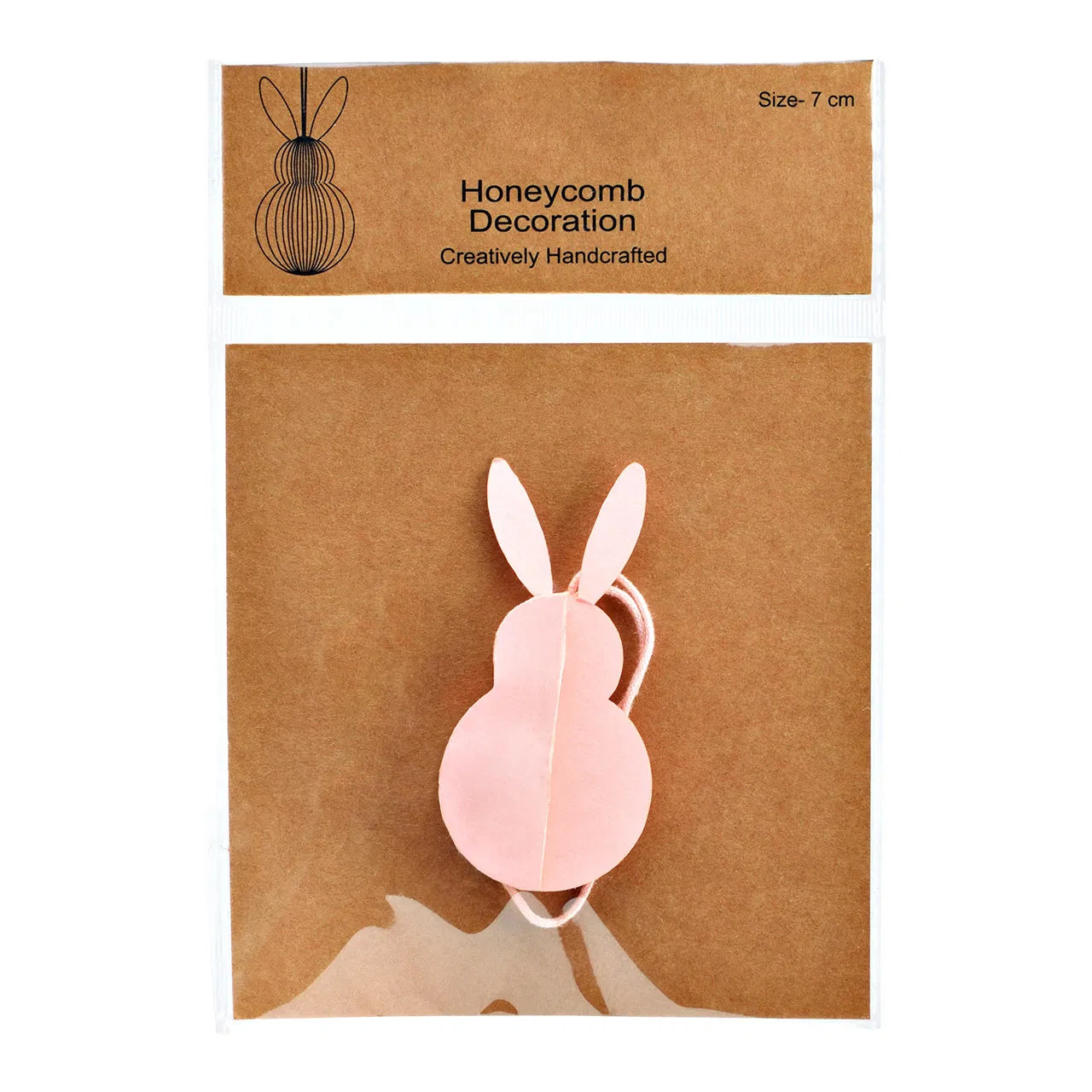 Hanging Paper Bunny Decoration