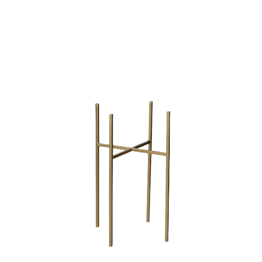 Gold Plant Pot Stand 18x25cm