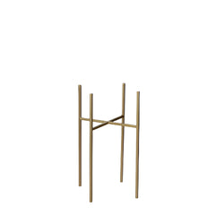Gold Plant Pot Stand 15x25cm