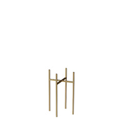 Gold Plant Pot Stand 16x16cm