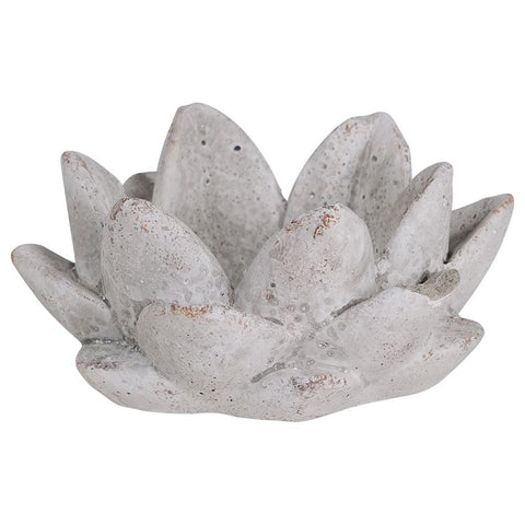 Stone Artichoke Candle Holder