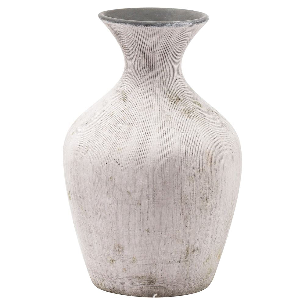 Bianca Ellipse Stone Vase