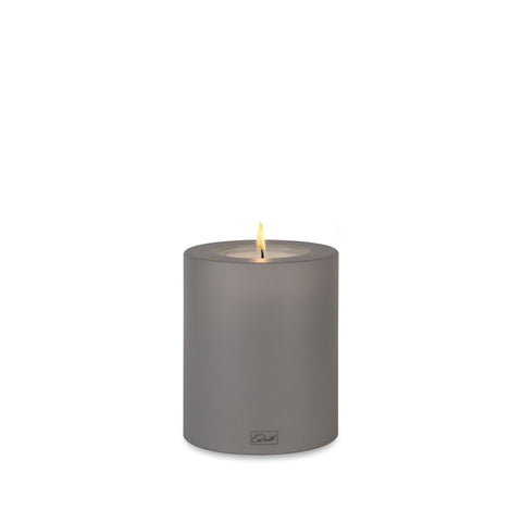 Grey Everlasting Candle 6x8cm