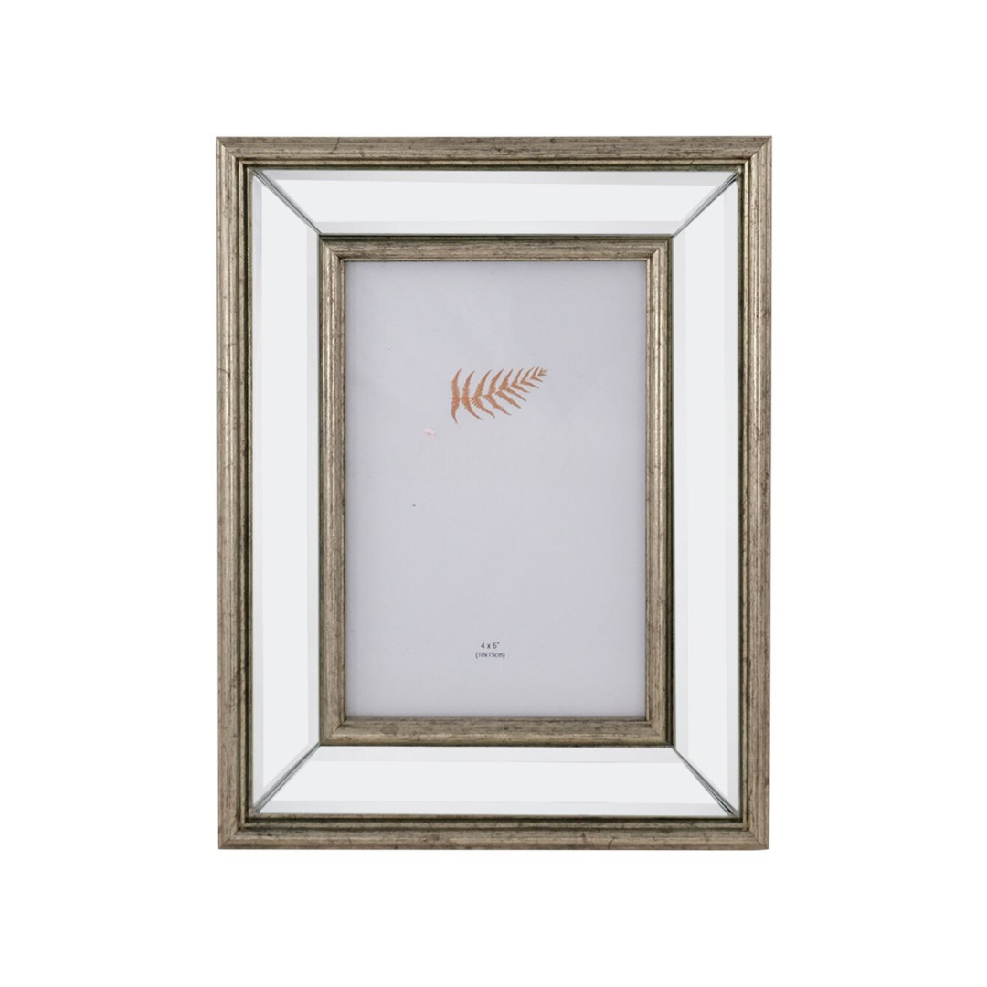 Mirrored Champagne Photo Frame 4 X 6