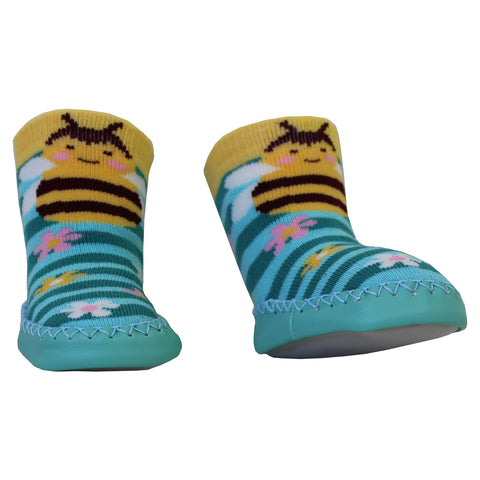 Bumble Bee Kids Slipper Socks