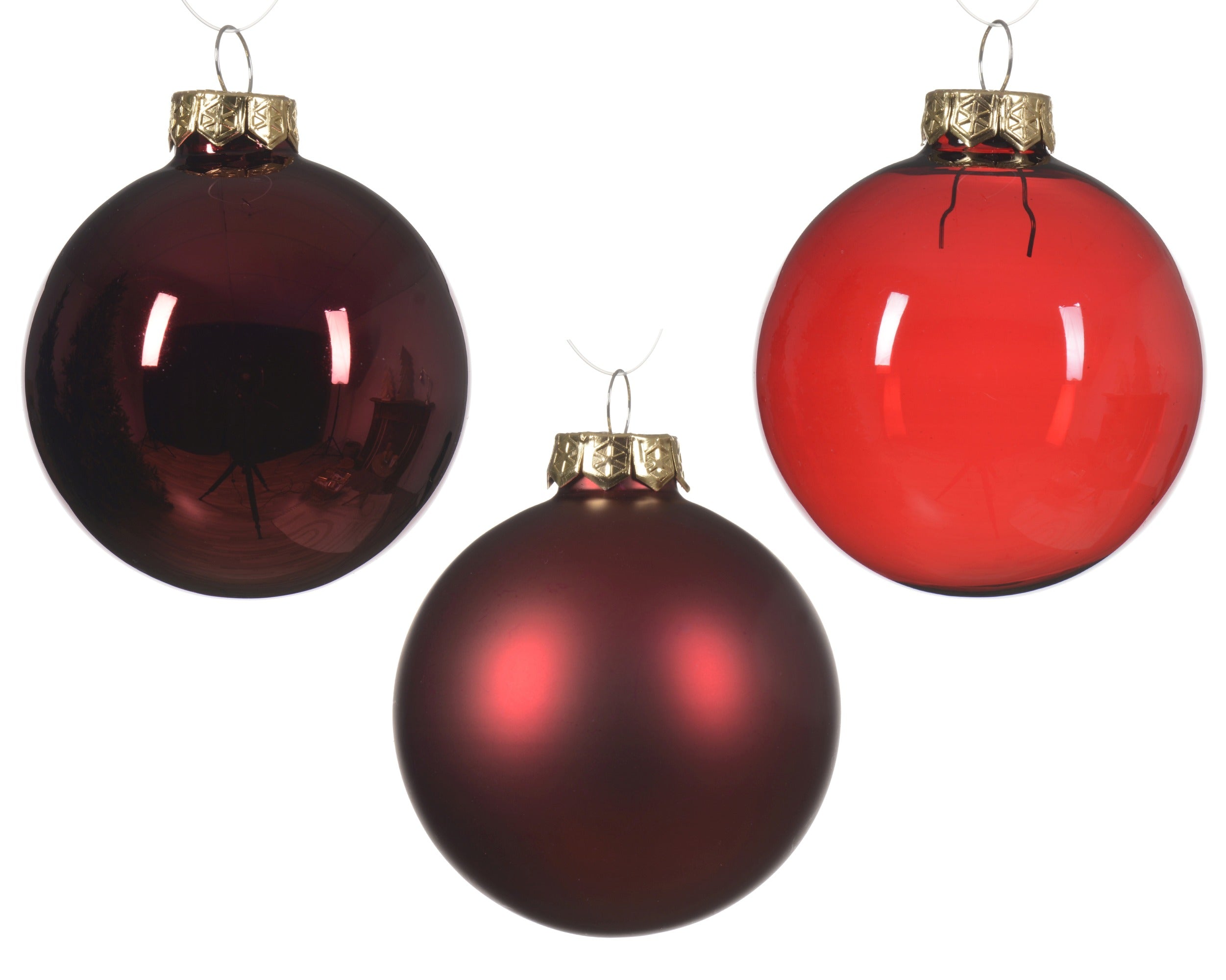 Base Baubles - 21 Pieces - Oxblood