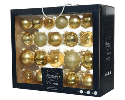 Base Baubles - 42 Pieces - Gold