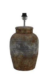 Neriza Lamp Base in Rust Brown