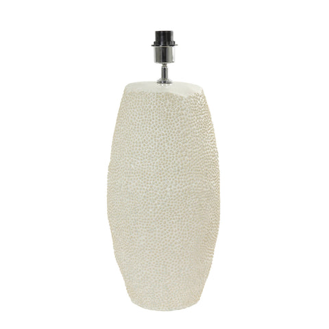 Large Cream Ceramic Lamp Base