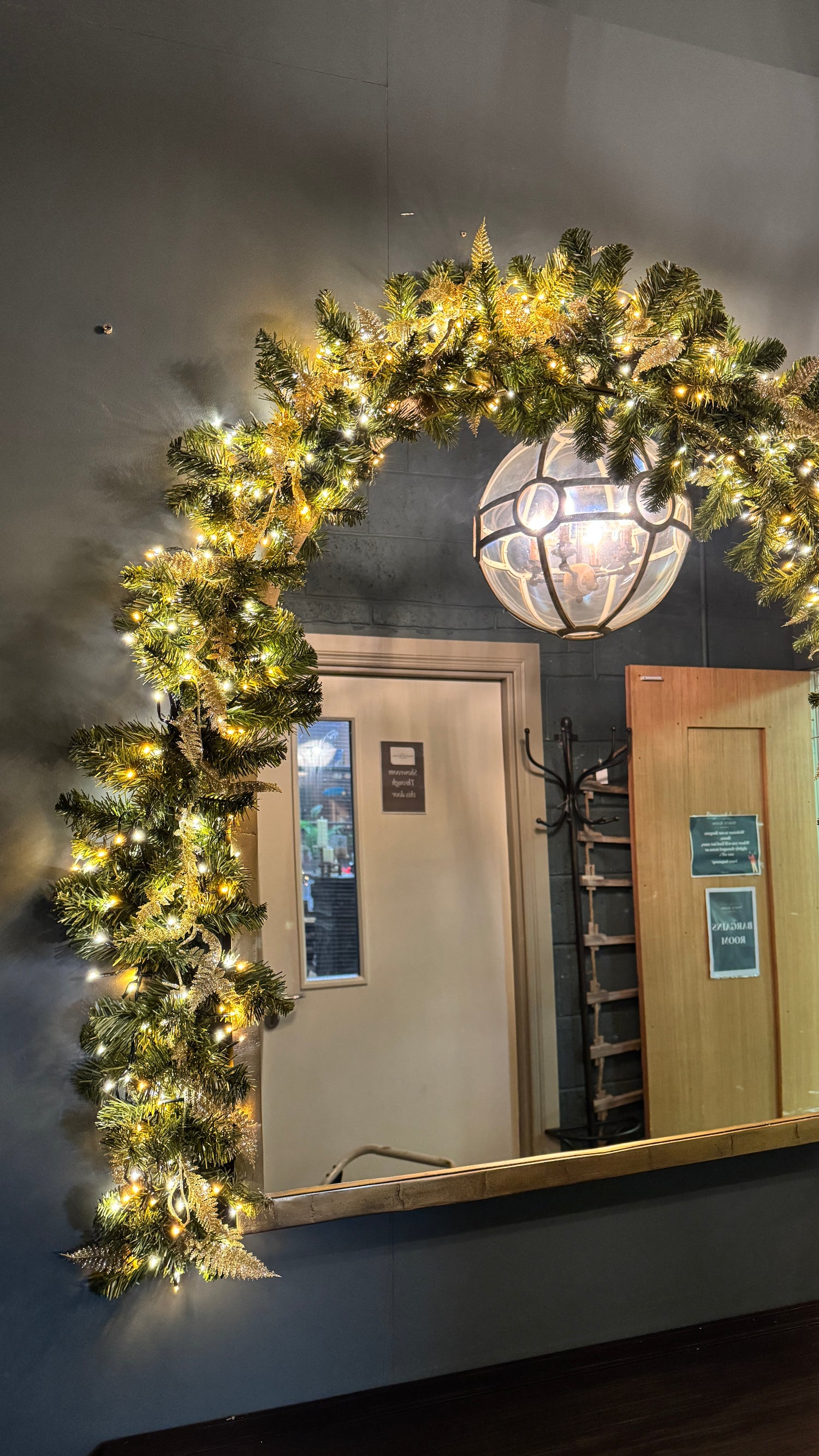 Champage Glitter Garland