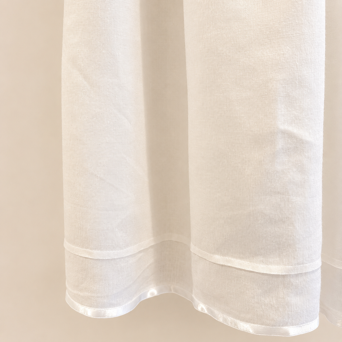 Voile Embroidered Irish Made Christening Gown