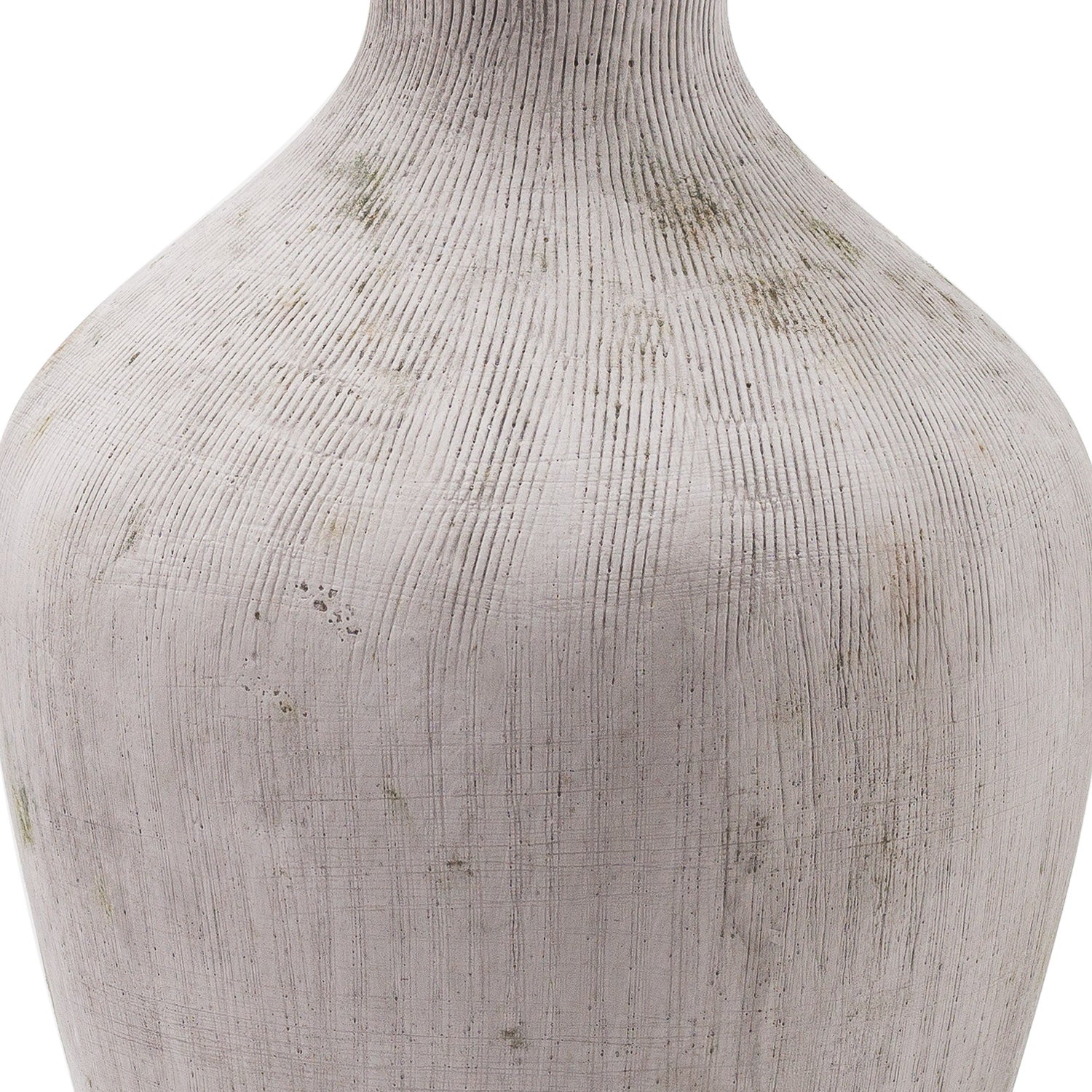 Bianca Ellipse Stone Vase