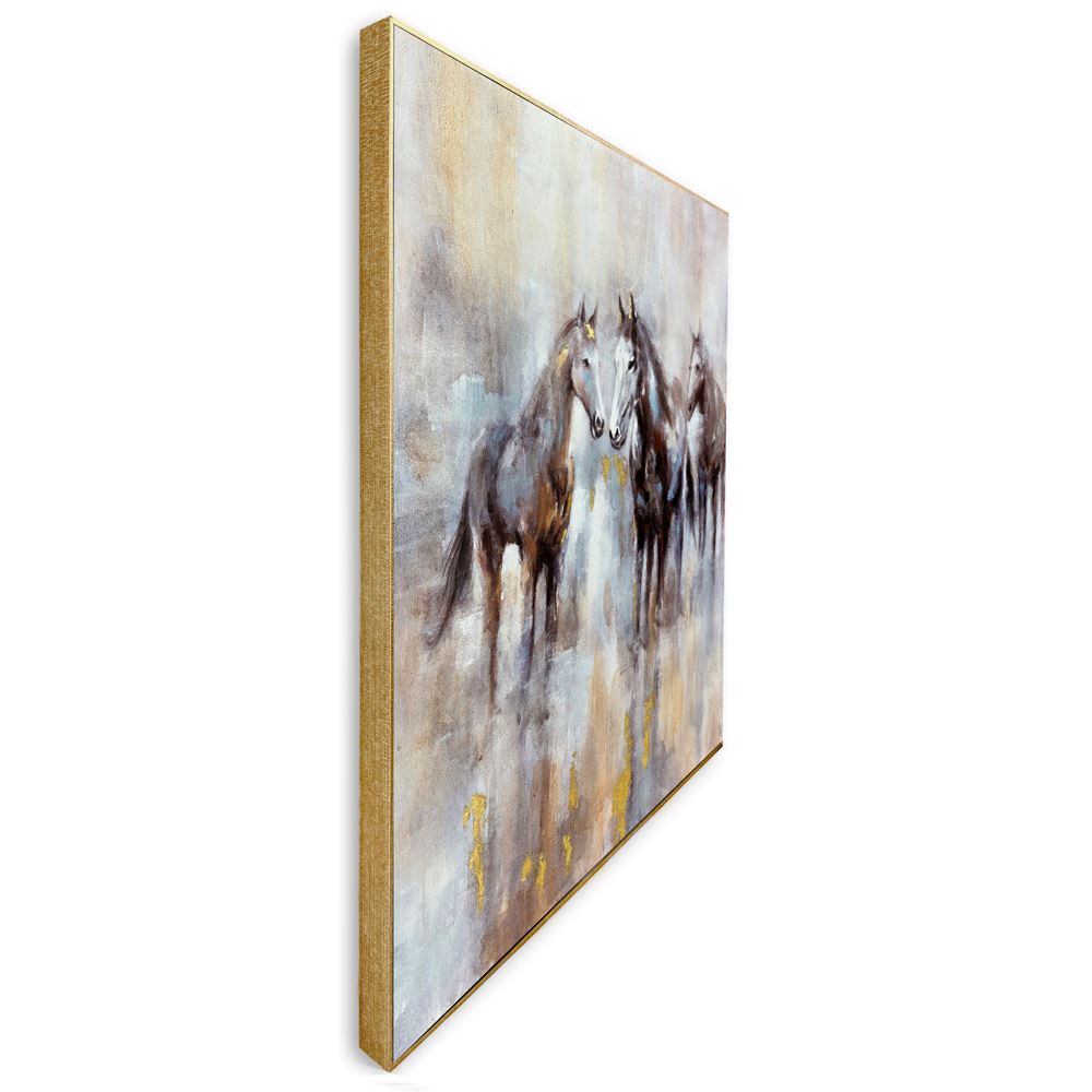 Trio Of Horse Framded Painting