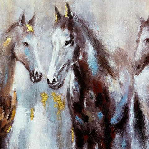 Trio Of Horse Framded Painting