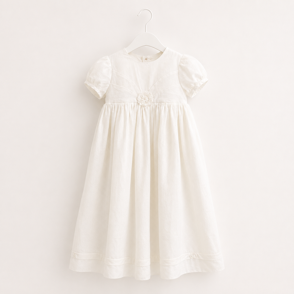 Lace Detail Irish Made Christening Gown