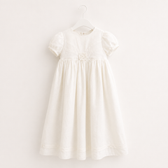 Lace Detail Irish Made Christening Gown