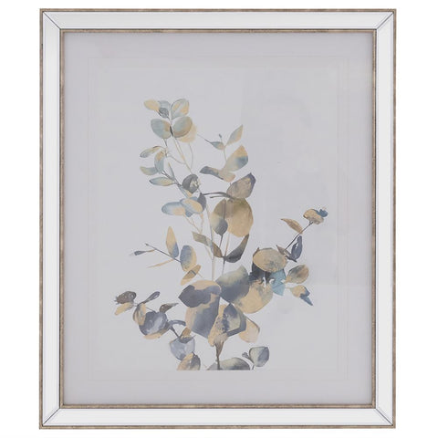 Wild Flower Picture With Gold Frame