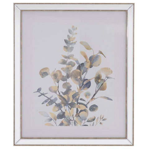 Wild Flower Picture With Gold Frame