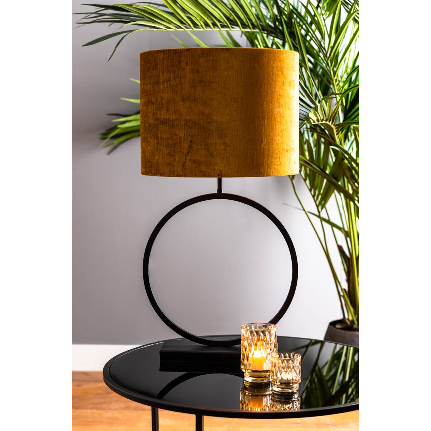 Jewelstone Gold Lamp Shade