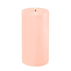 LED Candle 10 x 20cm - Light Pink