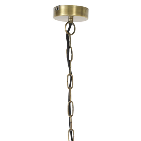 Aldonna Antique Bronze Hanging Lamp