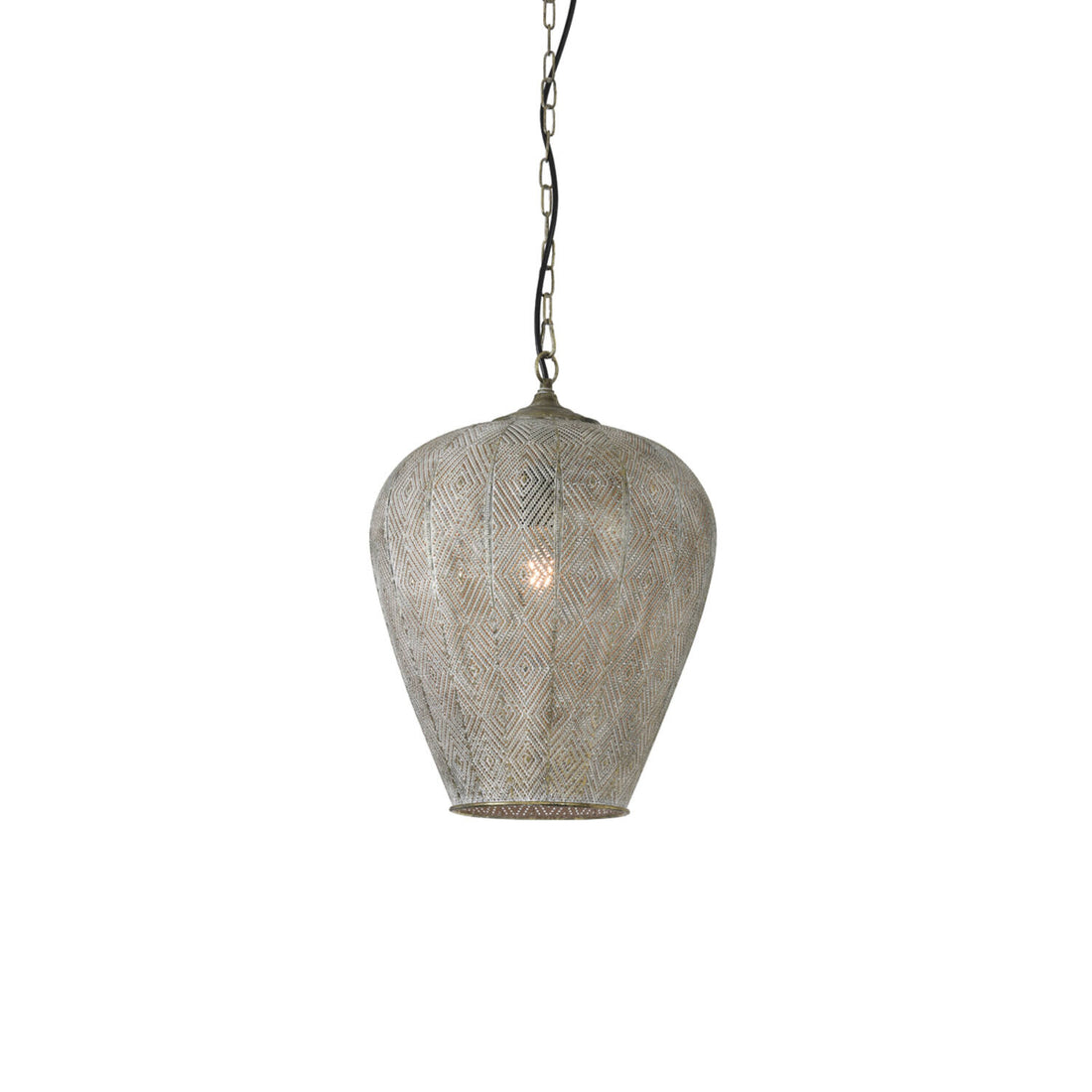 Lavello Gold &amp; White Hanging Light