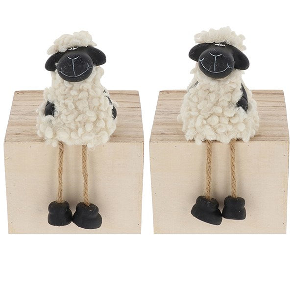 Black Faced Sheep Dangly Leg Small