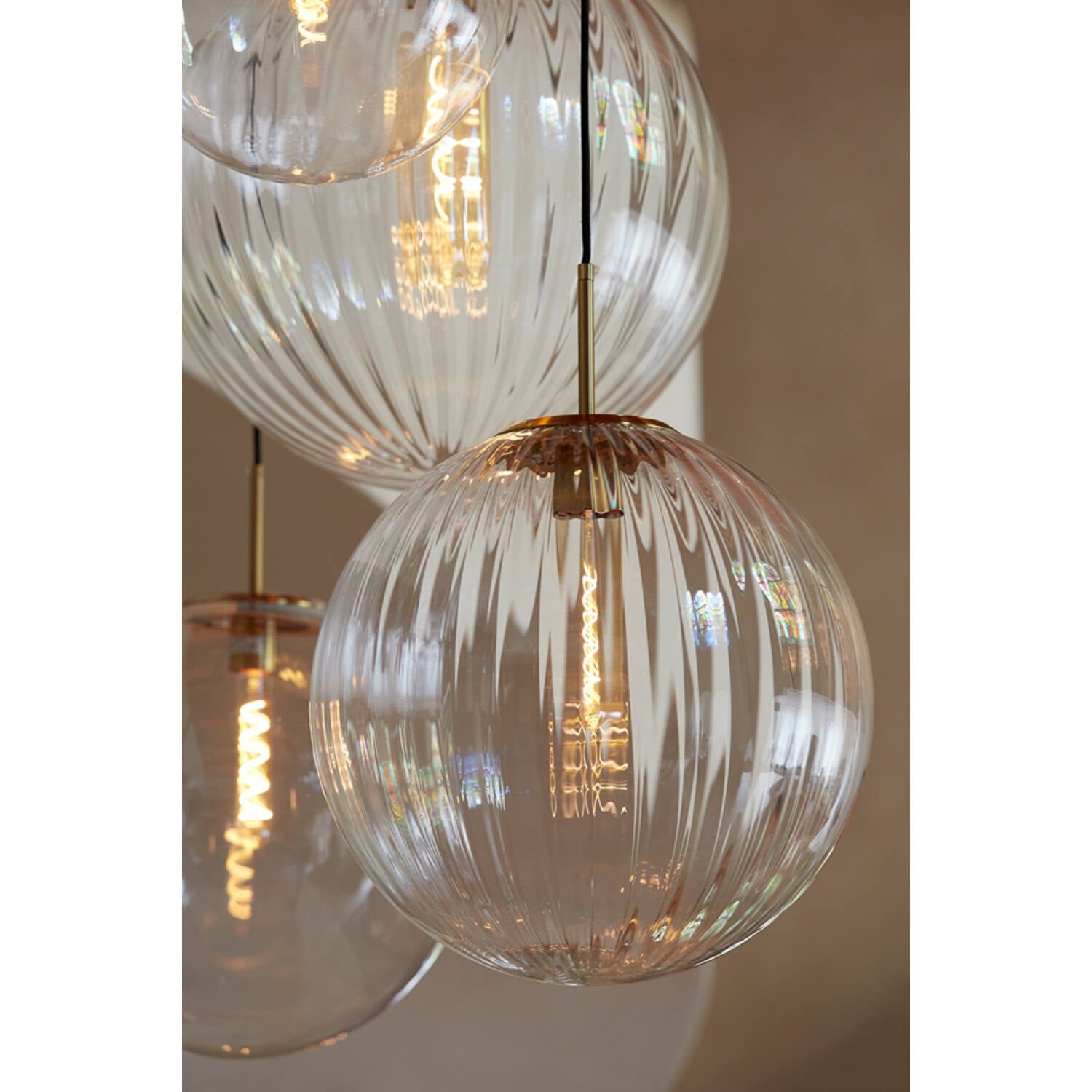 Mallory Clear Glass Hanging Lamp