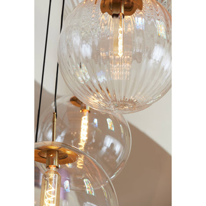 Mallory Clear Glass Hanging Lamp