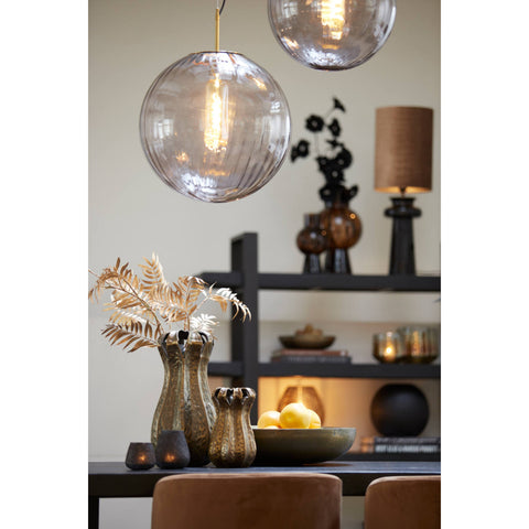 Mallory Smoked Glass Hanging Lamp