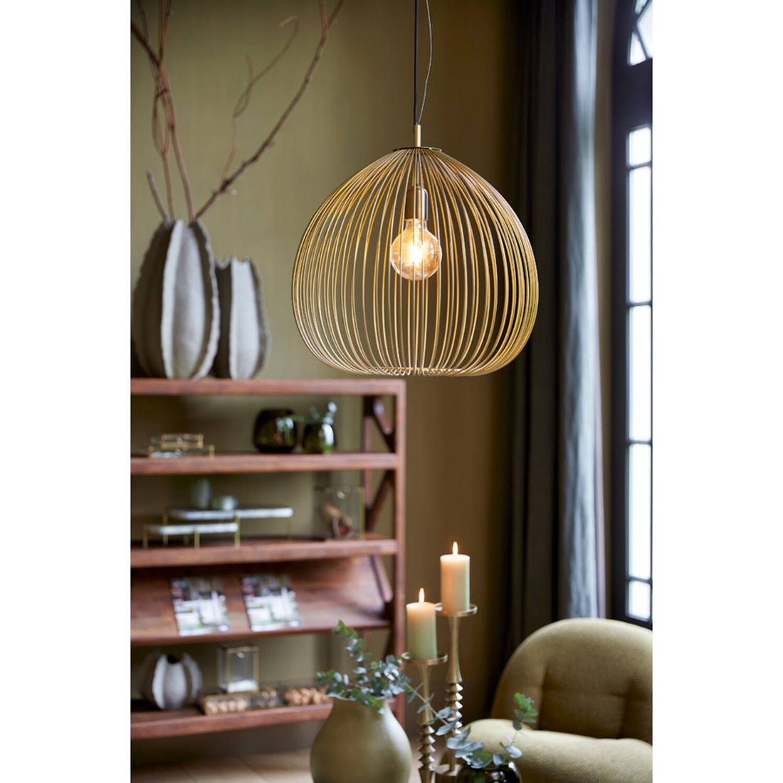 Rilay Gold Hanging Lamp