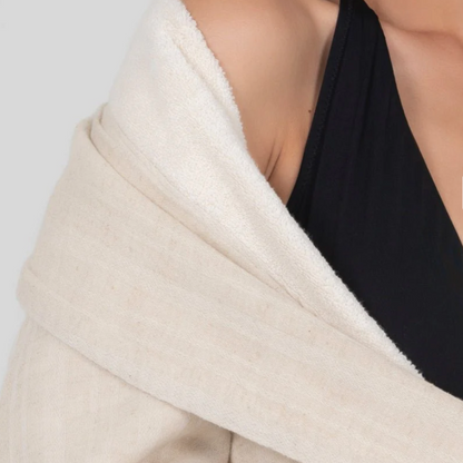 Luxury Linen-Cotton Dressing Gown