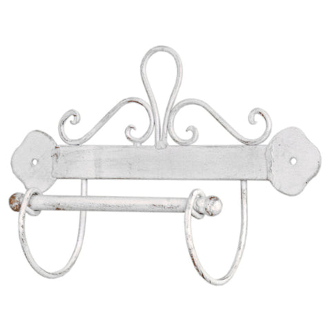 Scroll Loo Roll Holder Ivory