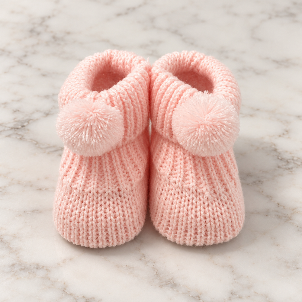 Baby Booties - Pink