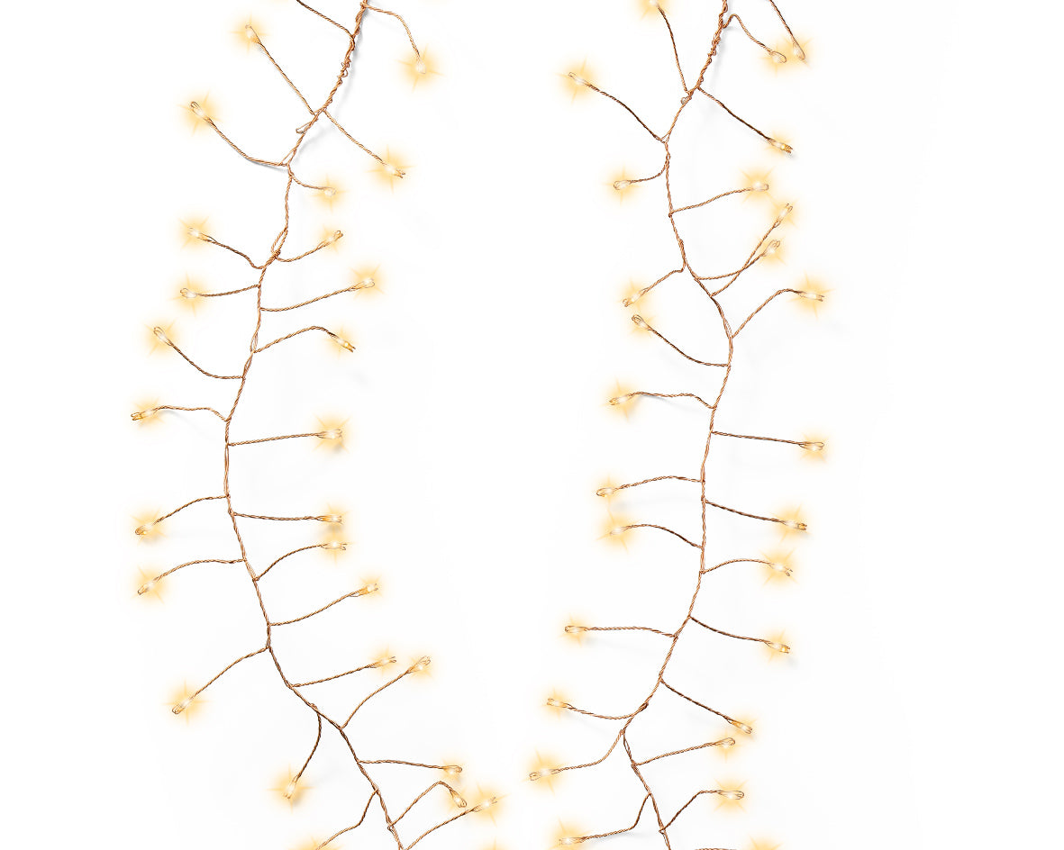 Micro LED Cluster Lights - Classic Warm - Battery Operated