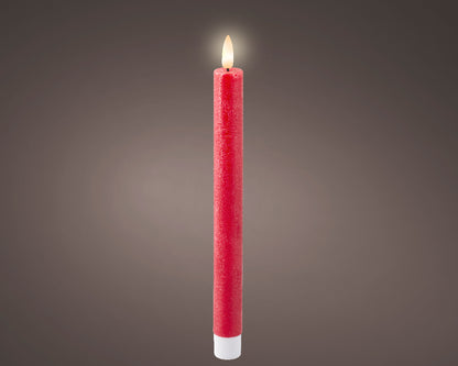 LED Dinner Candles - Christmas Red