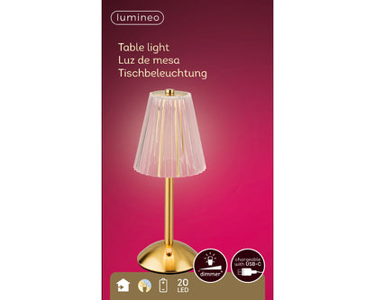 LED Table Lamp - Gold