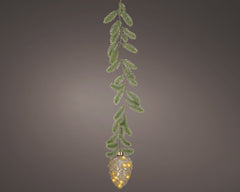 Light-Up Hanging Pinecone