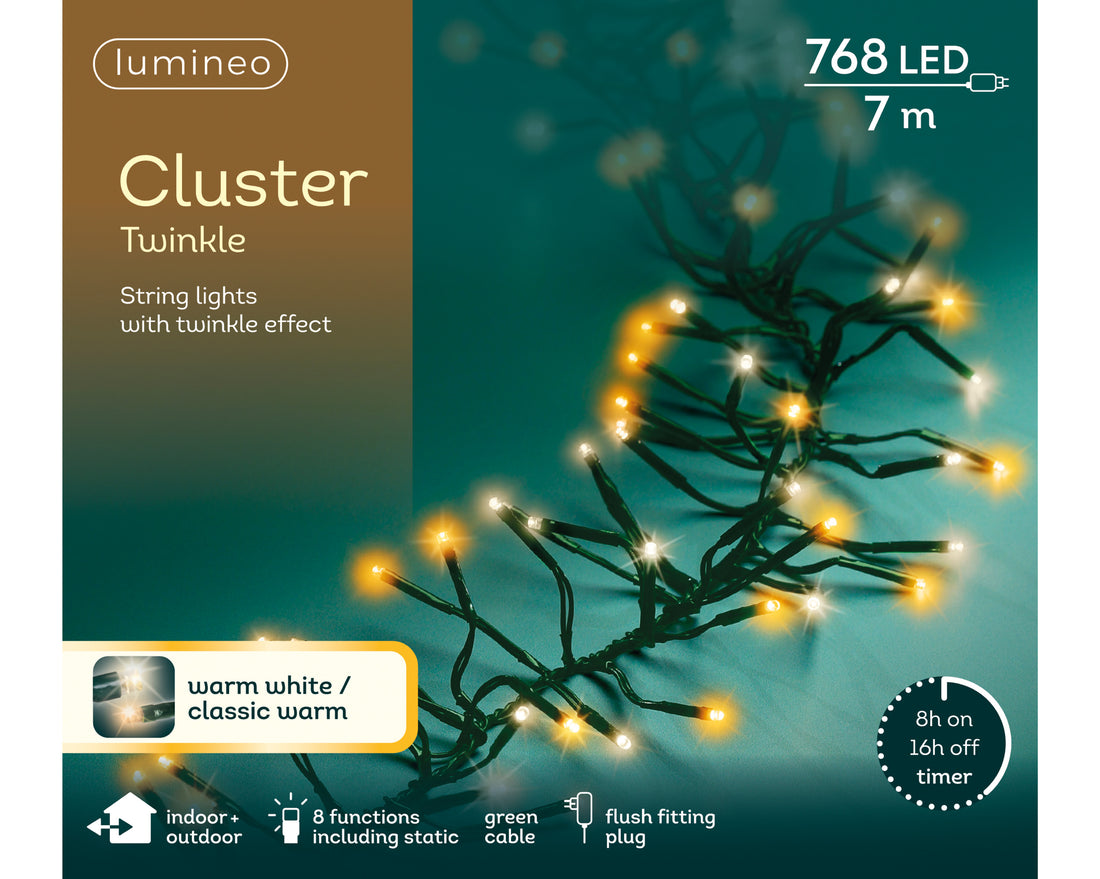 LED Cluster Lights - Warm White/Classic Warm - Plug In