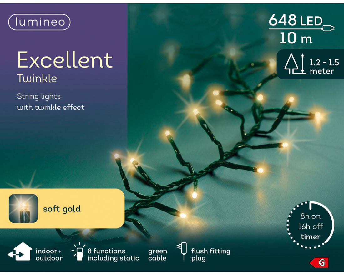 LED Execellent Lighing - Soft Gold - Plug in