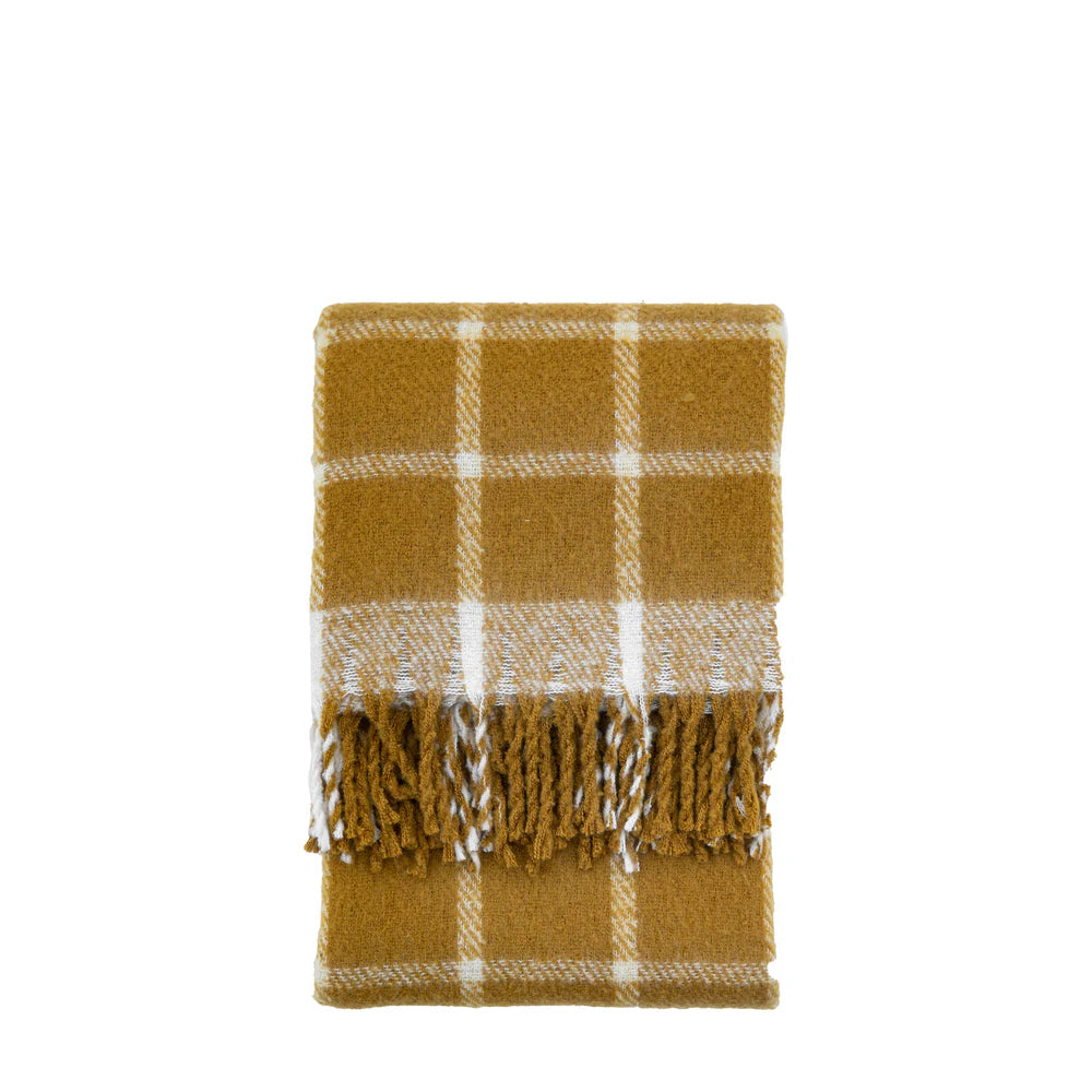 Mustard Luxury Throw