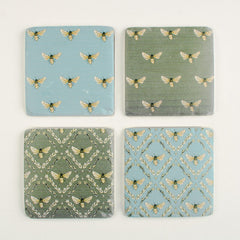 Bees Coasters S/4