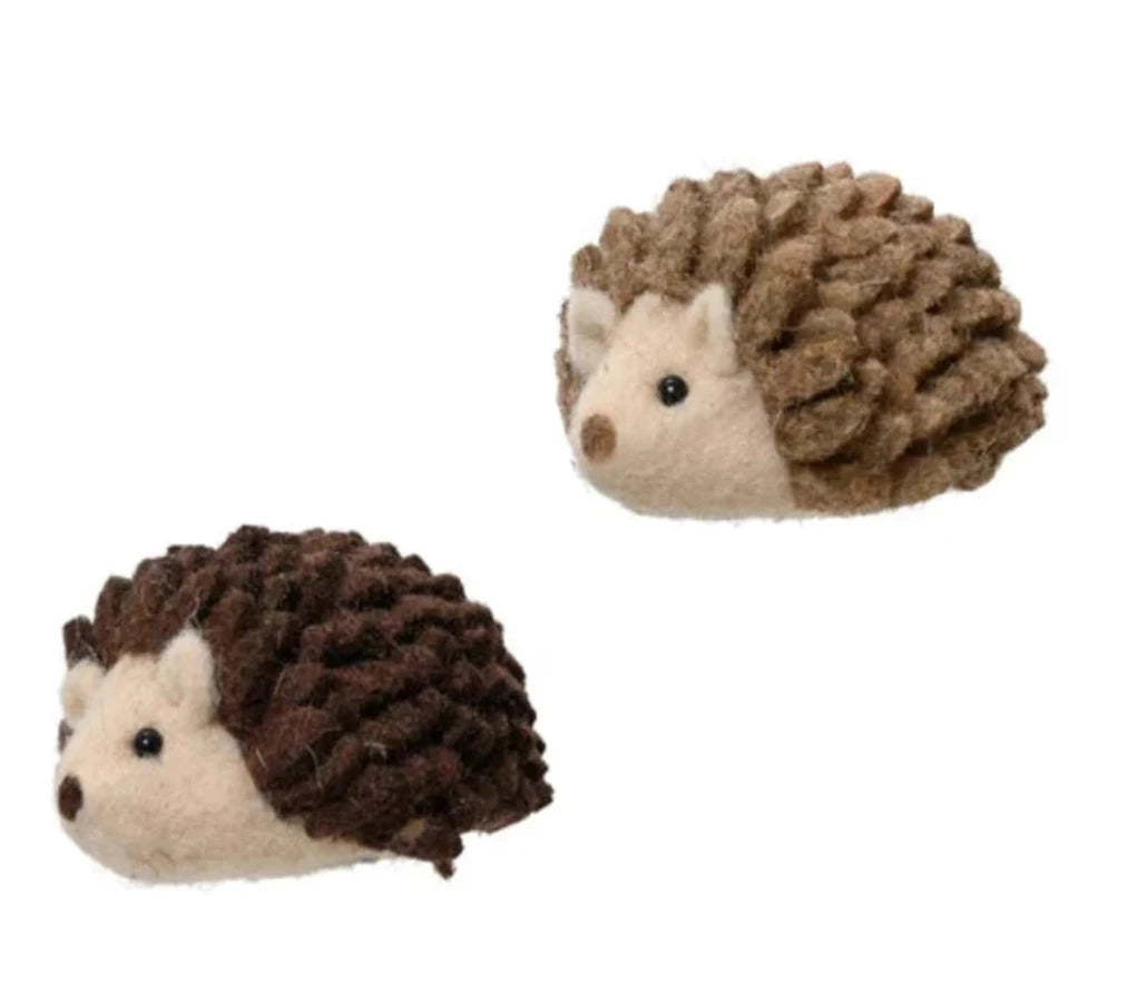 Felt Hedgehog On Clip